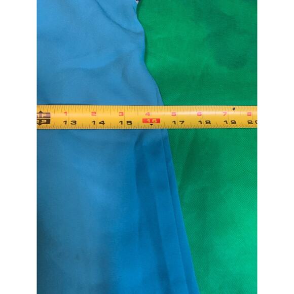 THML Womens Size Small Dress Shift Sleeveless Blue Geometric Knee Length - Picture 9 of 9